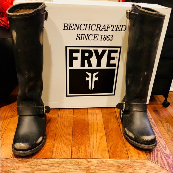 Frye Shoes - FRYE VERONICA SLOUCH BOOTS black  SIZE 7